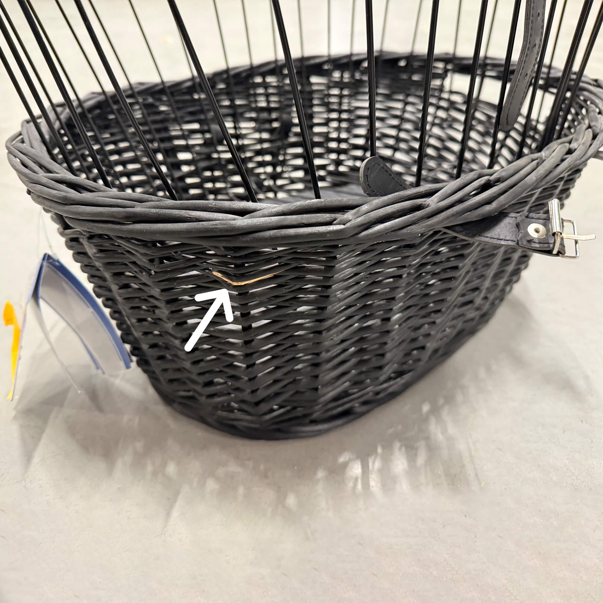 Trixie Hondenfietsmand Rotan (Tweede kans)