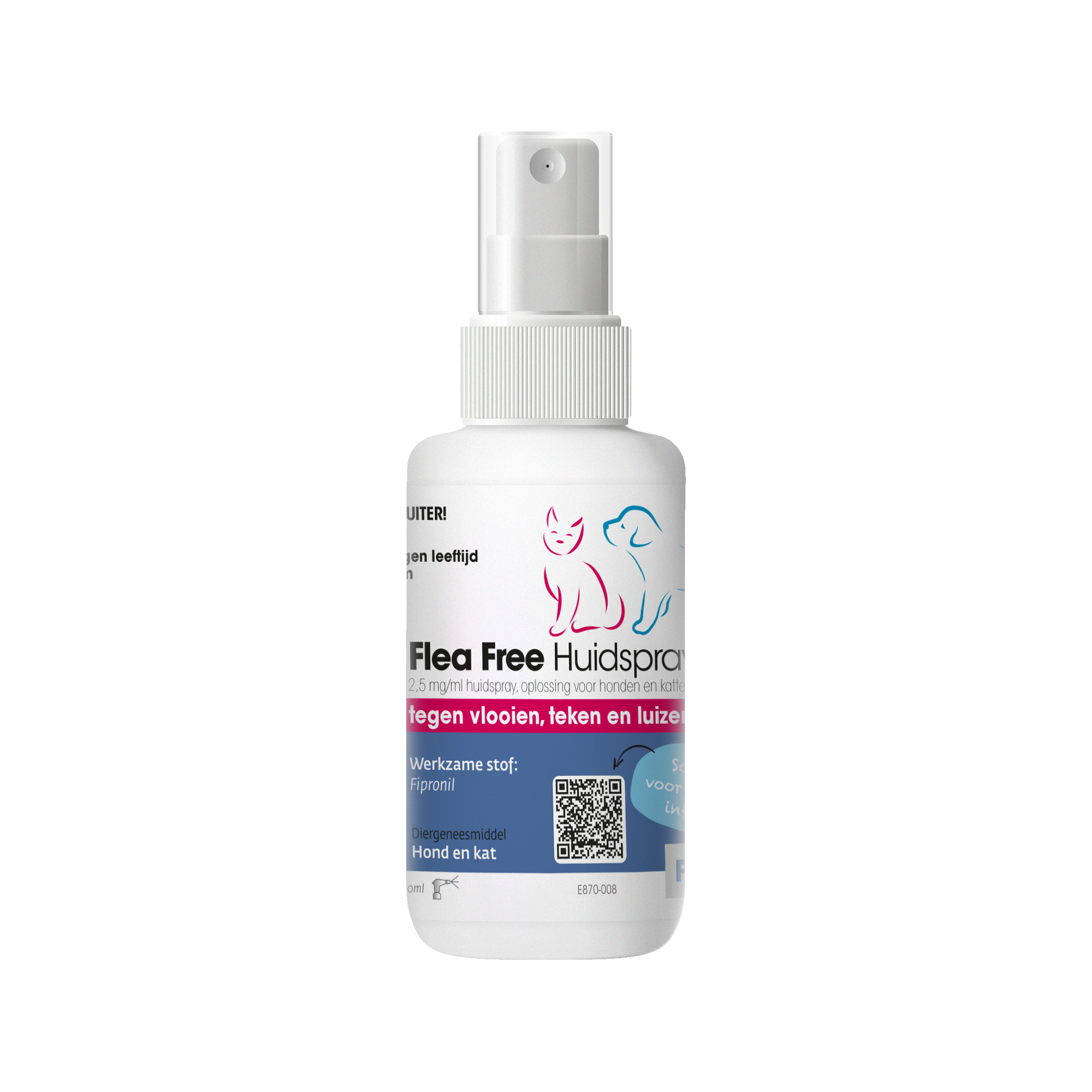 Flea Free Fipralone Huidspray - 250 ml