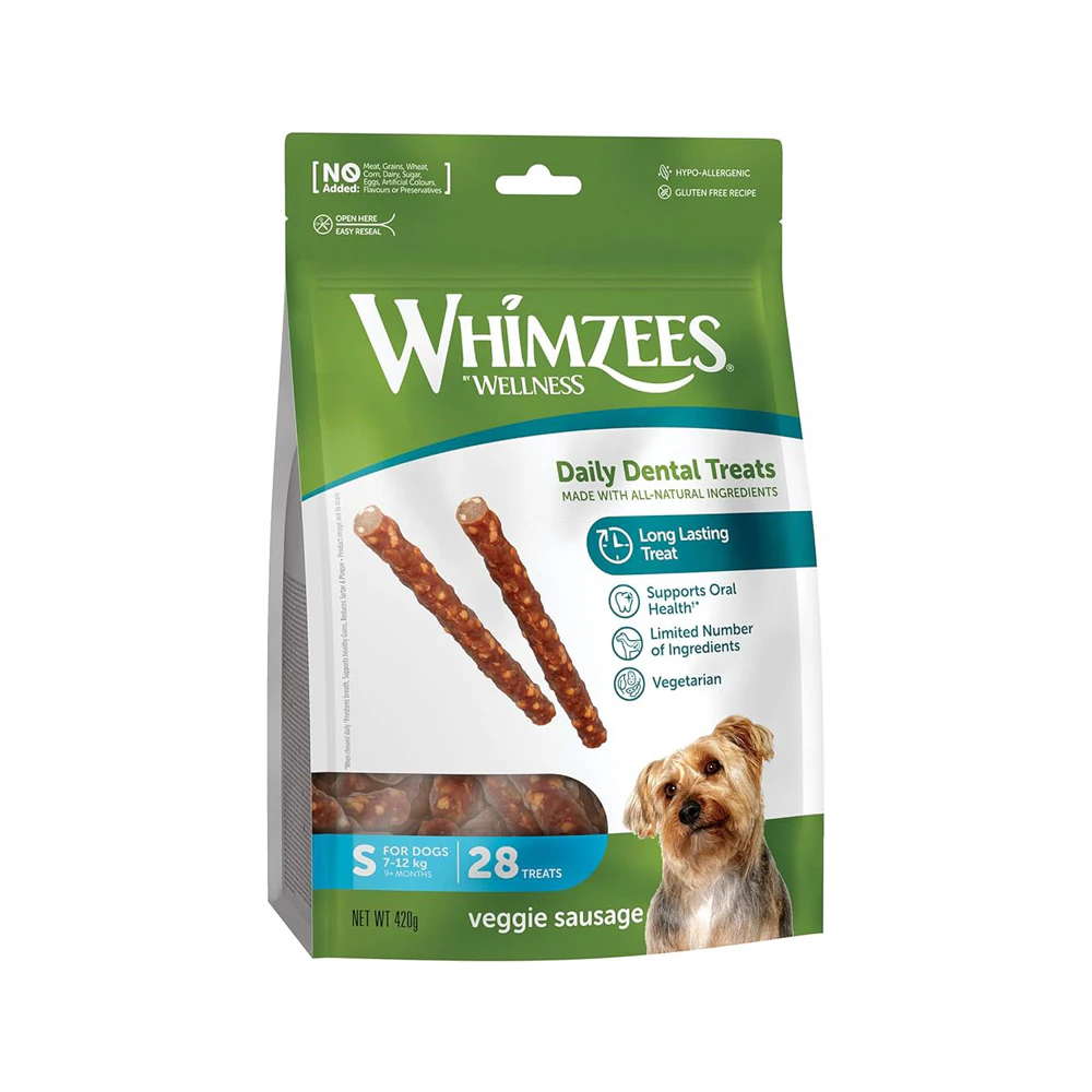Whimzees Veggie Sausage Dental Treats