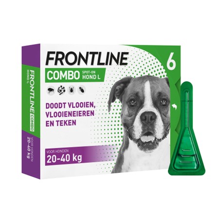 Frontline Combo Hond L (20-40 kg) - 2 x 6 pipetten