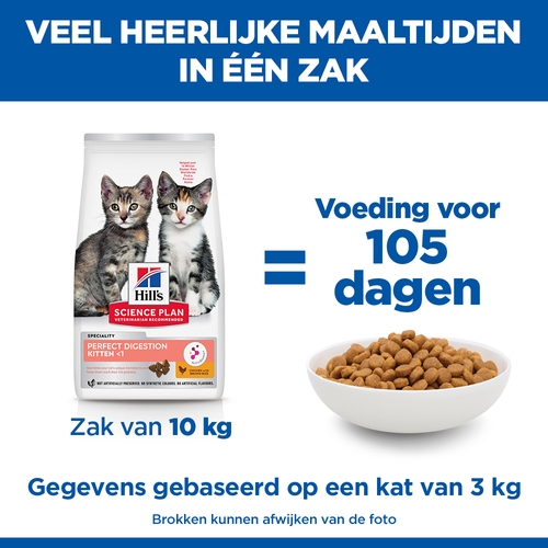 Hill's Science Plan Kitten Perfect Digestion Kattenvoer