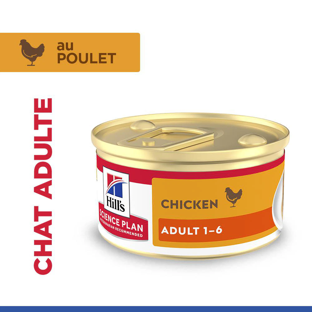 Hill's Science Plan Feline Adult Premium Mousse - Poulet