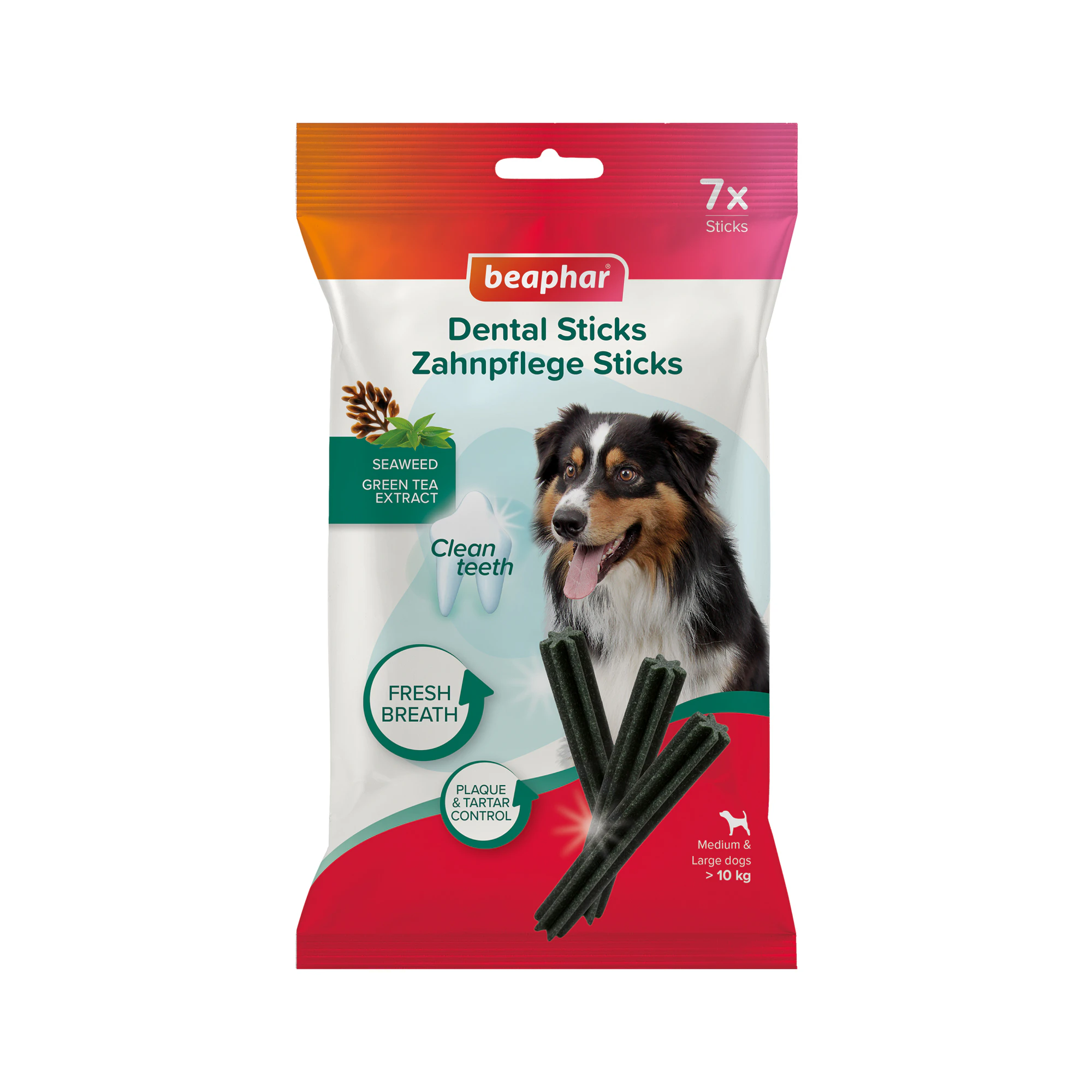 Beaphar Dental Sticks - Cane medio/grande (> 10 kg) - 7 pezzi