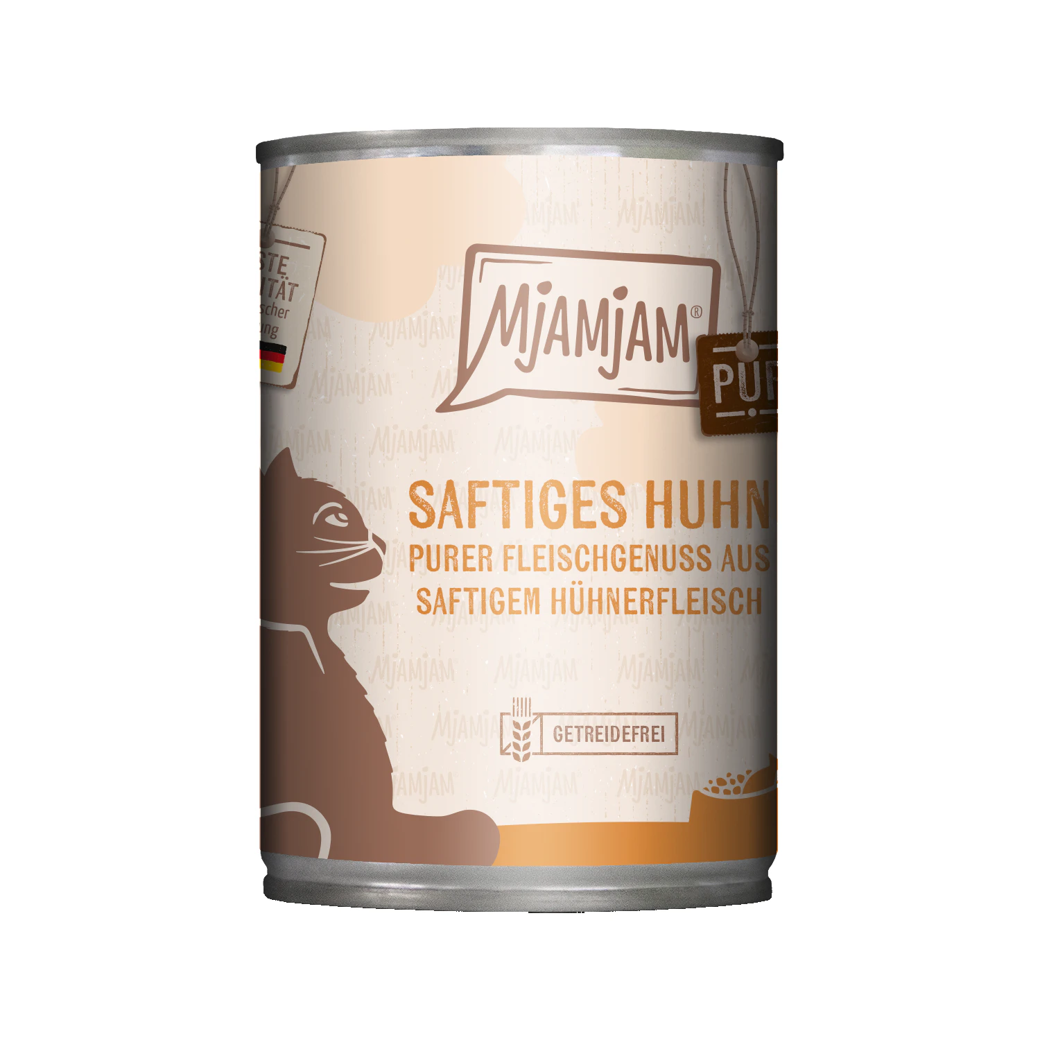 MjaMjaM Puur Vleesgenot - Blik Adult Cat - Kip - 12 x 400 g