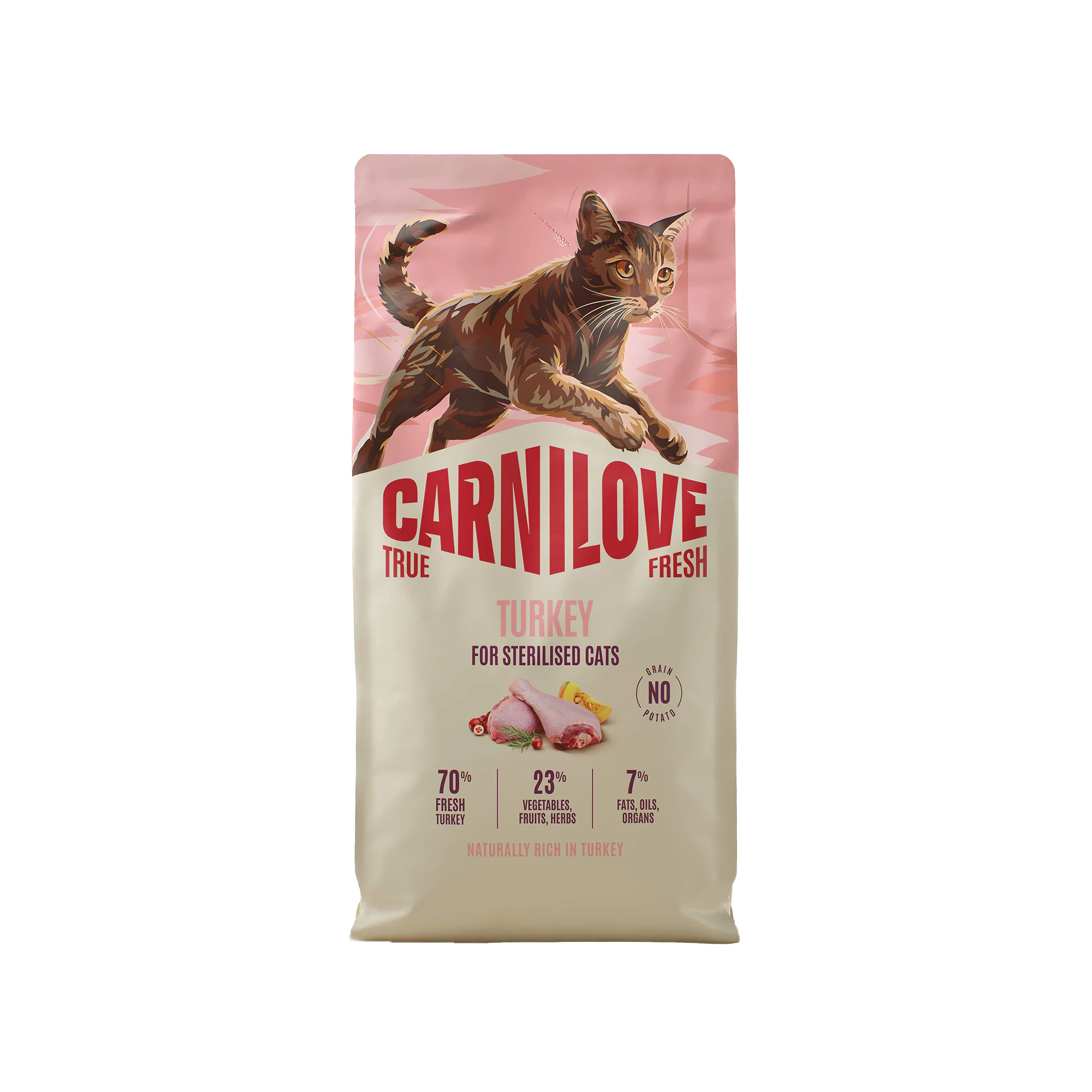 Carnilove True Fresh Sterilised - Kalkoen - 2 x 6 kg