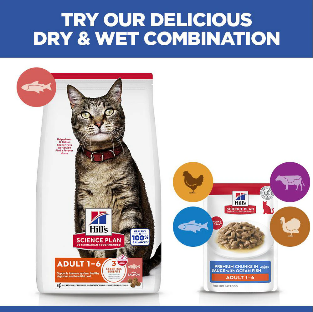 Hill's Science Plan - Feline Adult Optimal Care - Ocean Fish - Tin