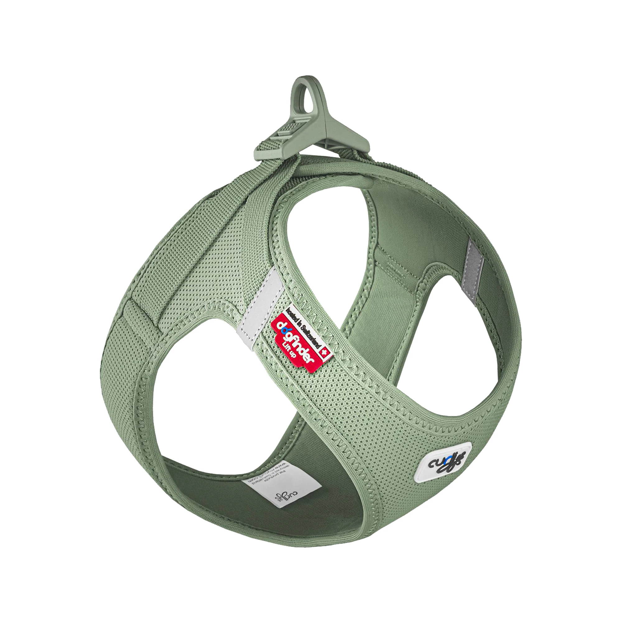 Curli Vest Harness Clasp Air-Mesh - Olive - XXS