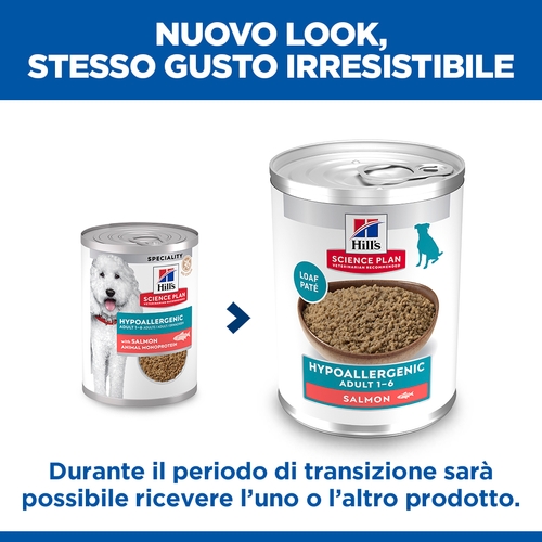 Hill's Science Plan Hypoallergenic - Adult - Salmone - Lattina