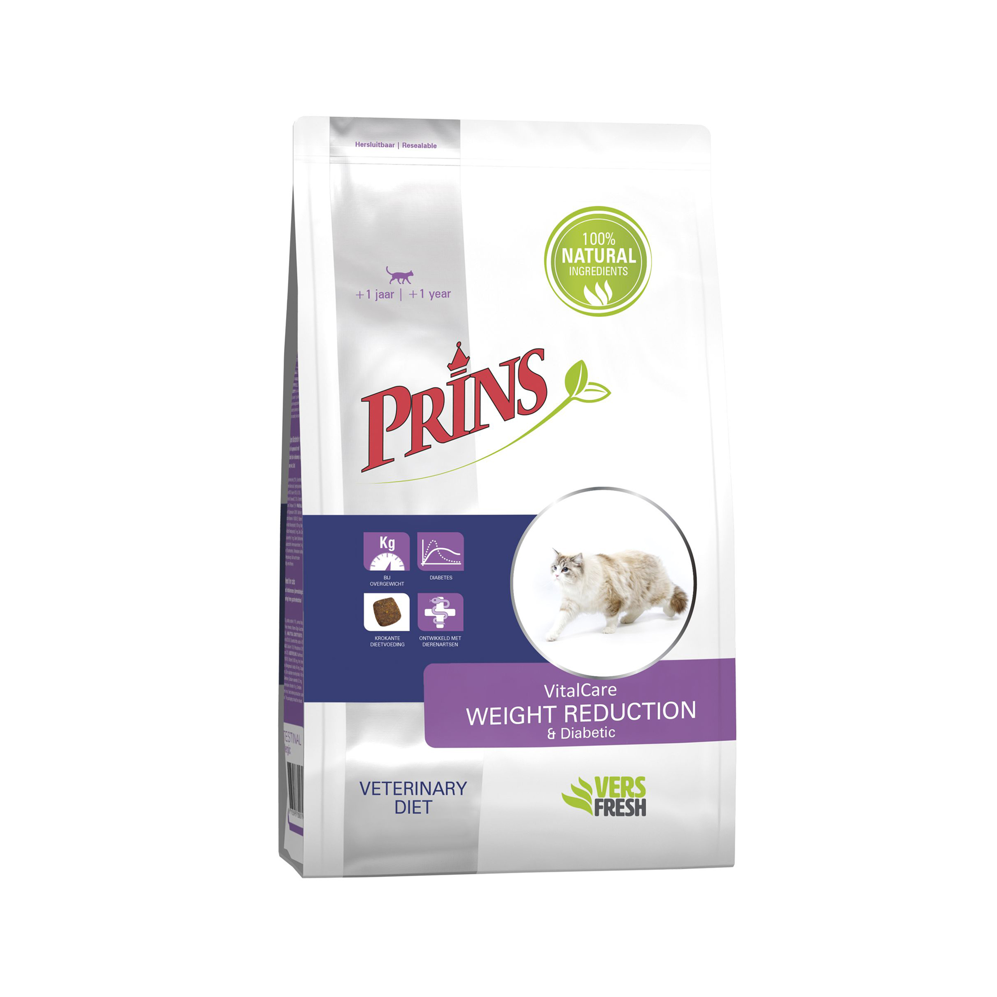 Prins VitalCare Veterinary Diet Weight Reduction & Diabetic - 5 Kg