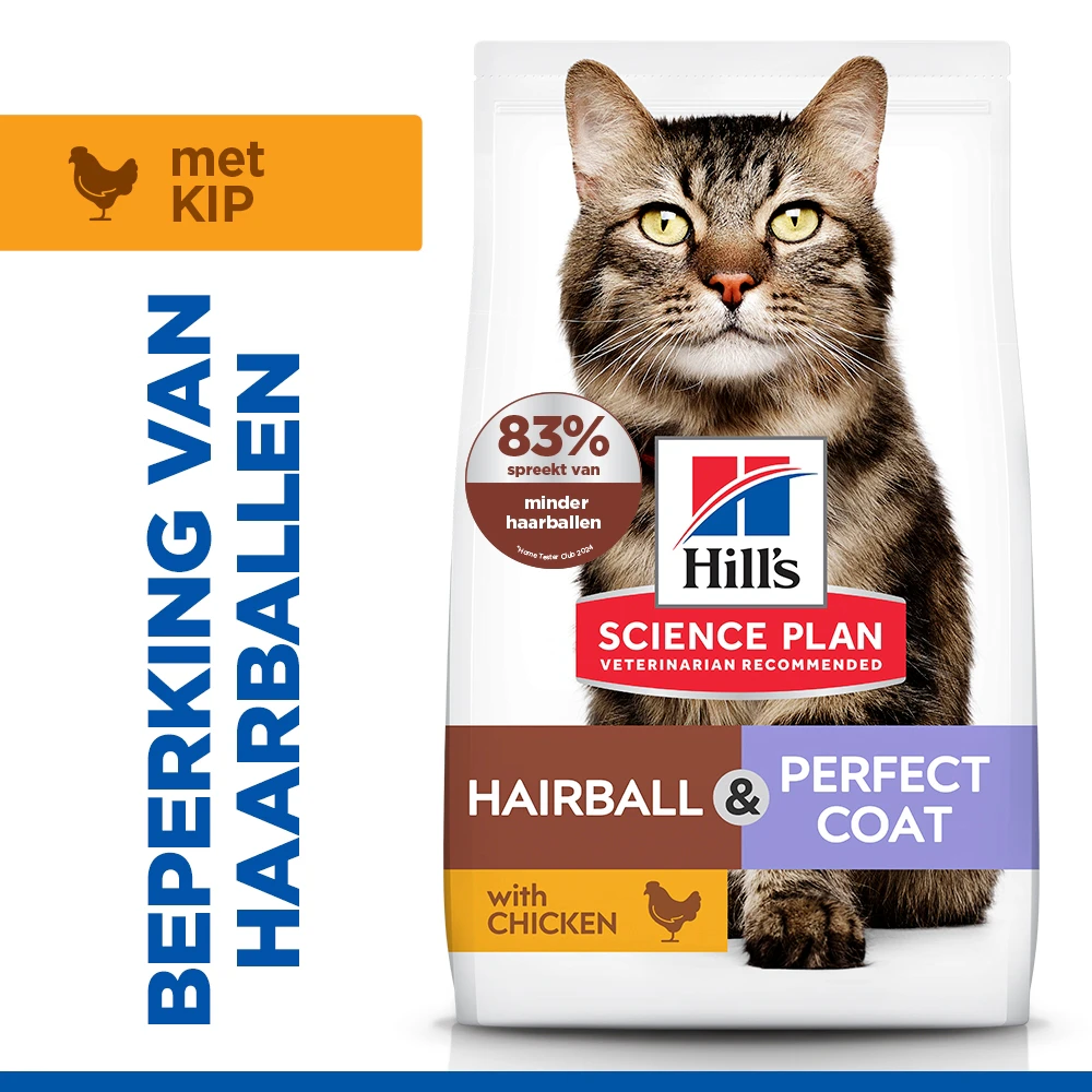 Hill's Science Plan Hairball & Perfect Coat Kattenvoer