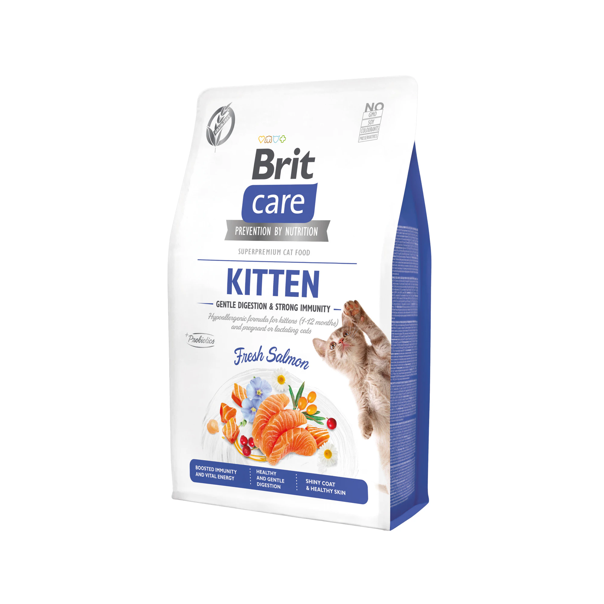 Brit Care - Grain Free Kitten - Gentle Digestion & Strong Immunity - 6 x 400 g