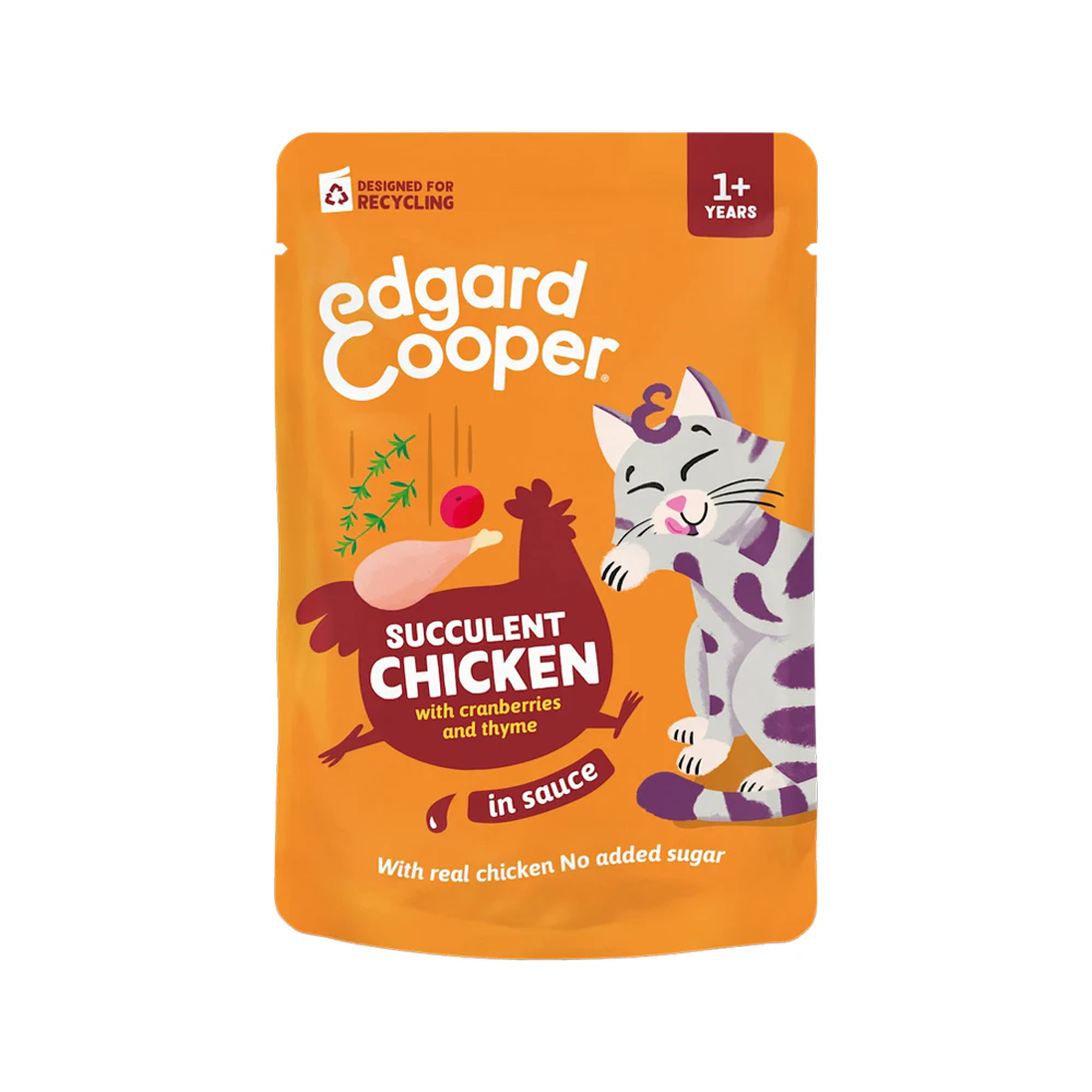 Edgard & Cooper Cat Adult - Kip - 12 x 85 g