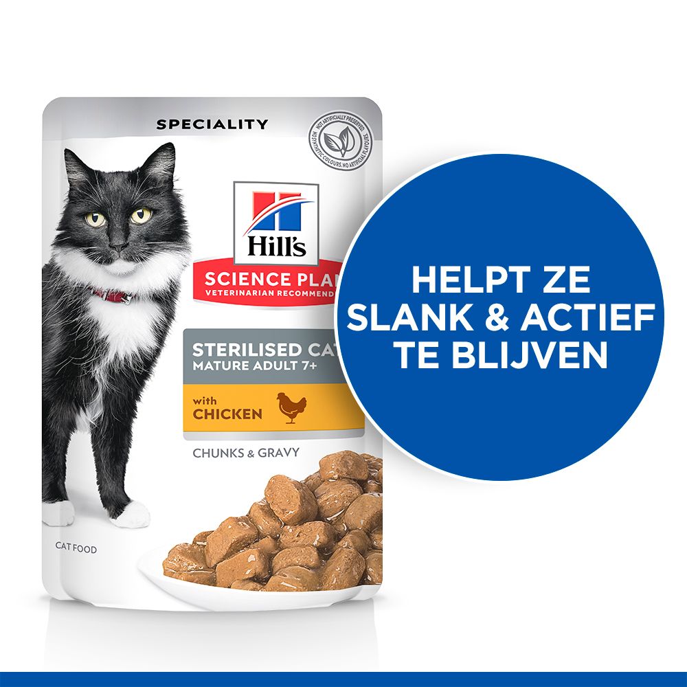 Hill's Science Plan Mature Adult - Sterilised - Favourite Selection - Maaltijdzakje