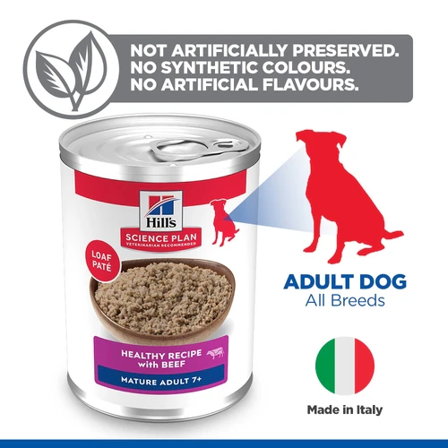 Hill's Science Plan Medium - Mature Adult 7+ - Beef - Tin