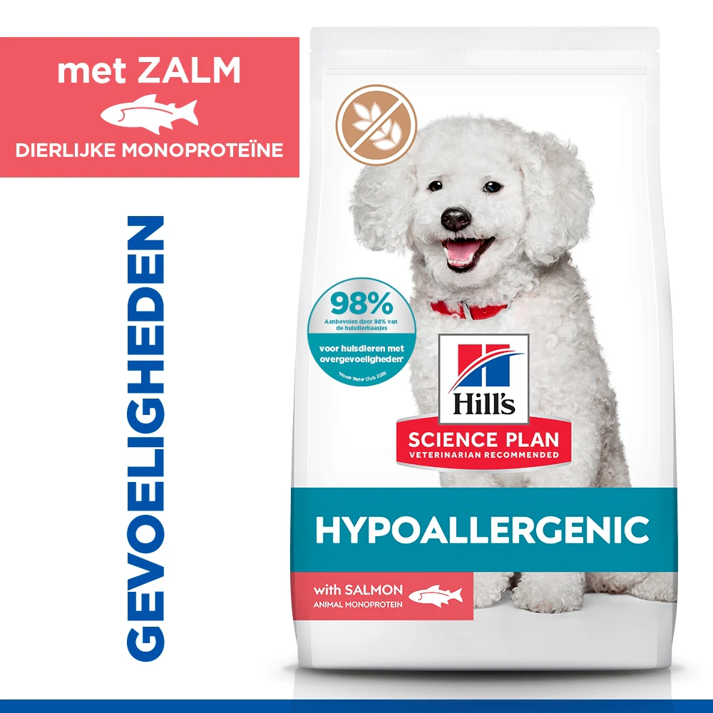 Hill's Science Plan Hypoallergenic Adult Small & Mini Hondenvoer - Zalm