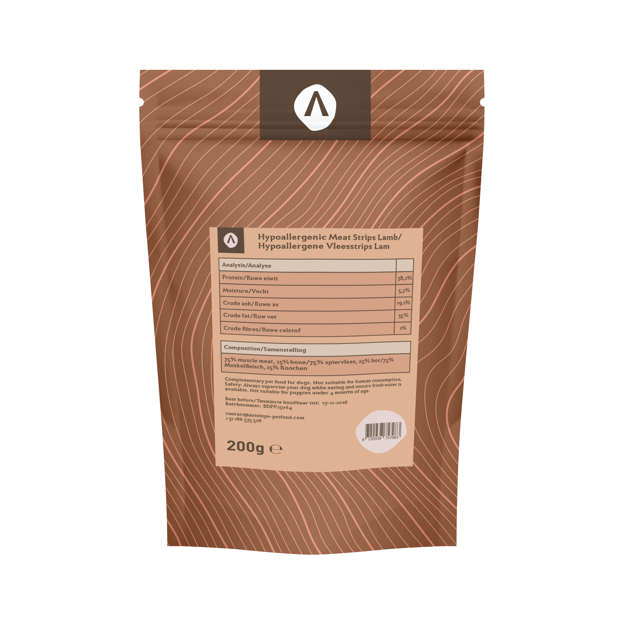 Antelope Hypoallergene Fleischstreifen