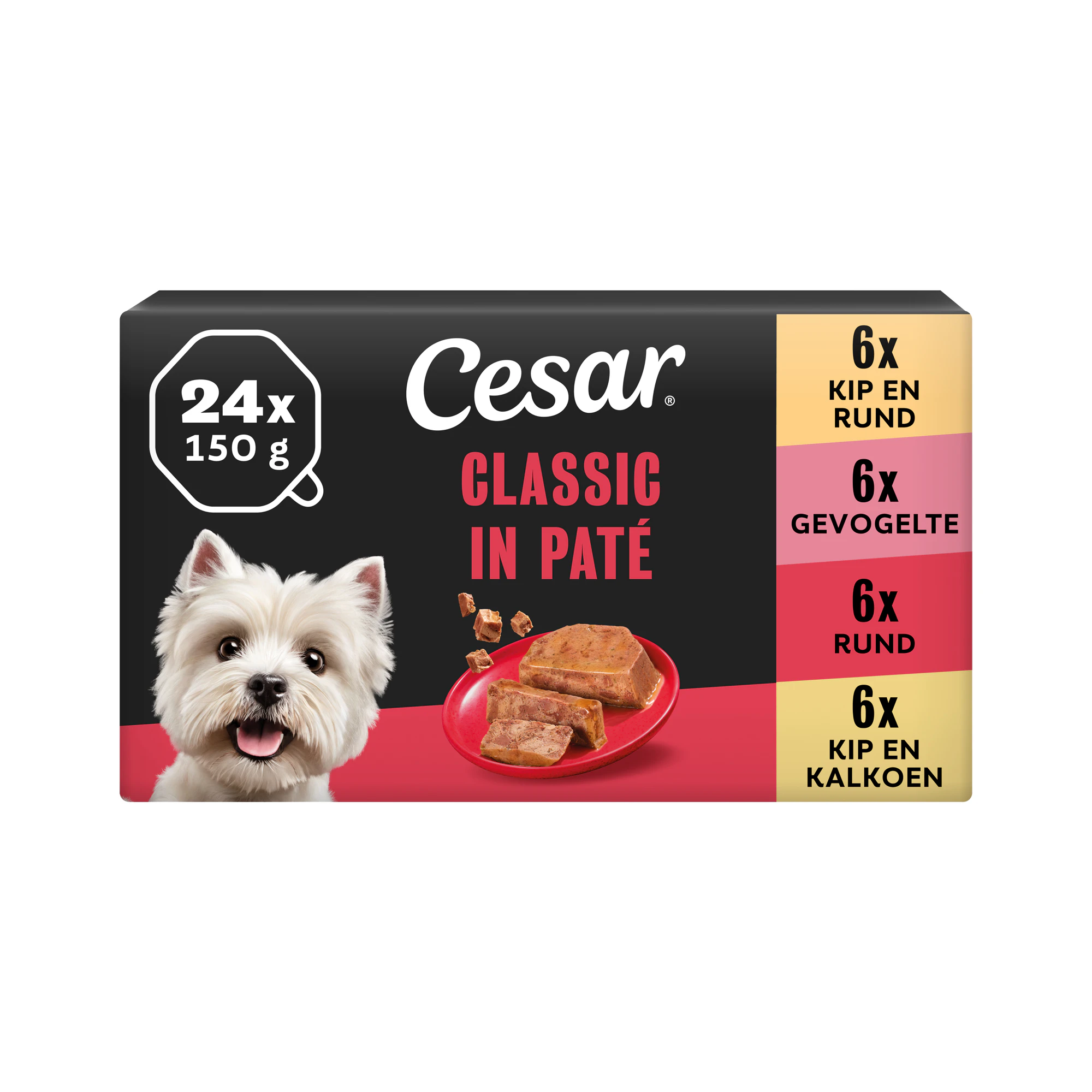 Cesar Classic in Paté - Multipack - 24 x 150 g