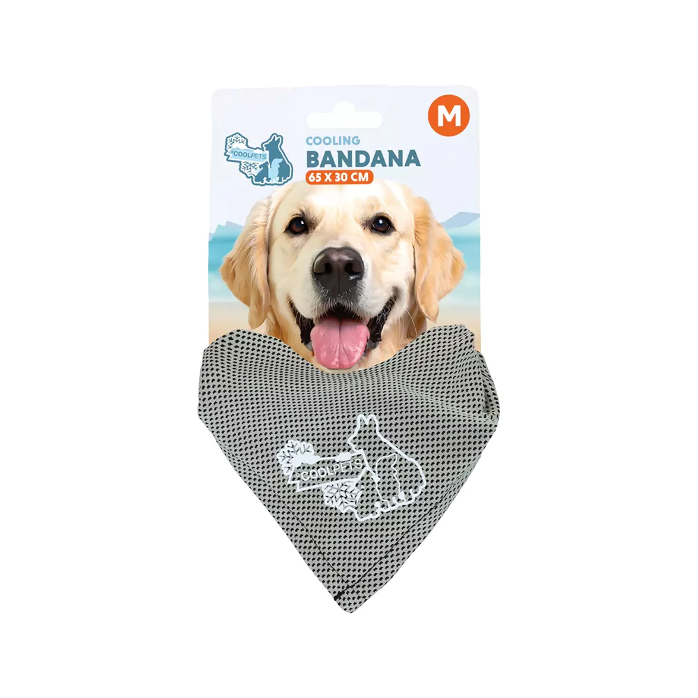 CoolPets Cooling Bandana - Beige - M