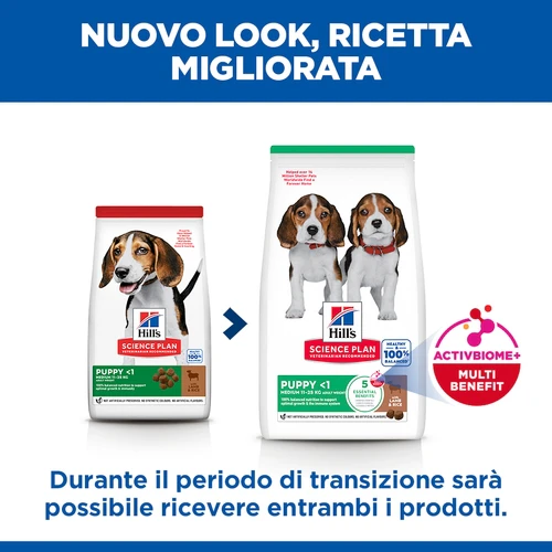 Hill's Science Plan - Puppy - Medium - Agnello e Riso