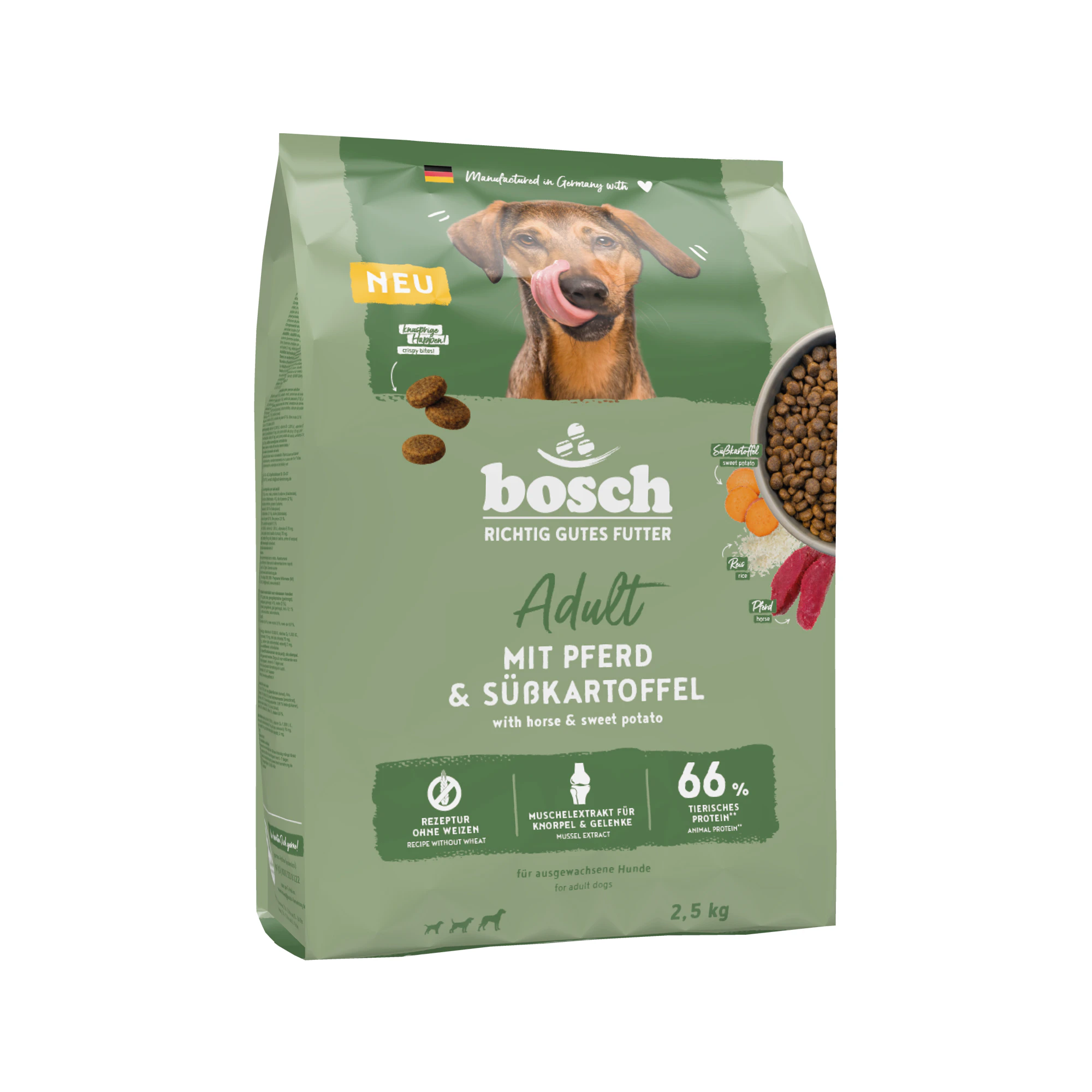 Bosch Adult Hundefoder - Hest & Søde kartofler