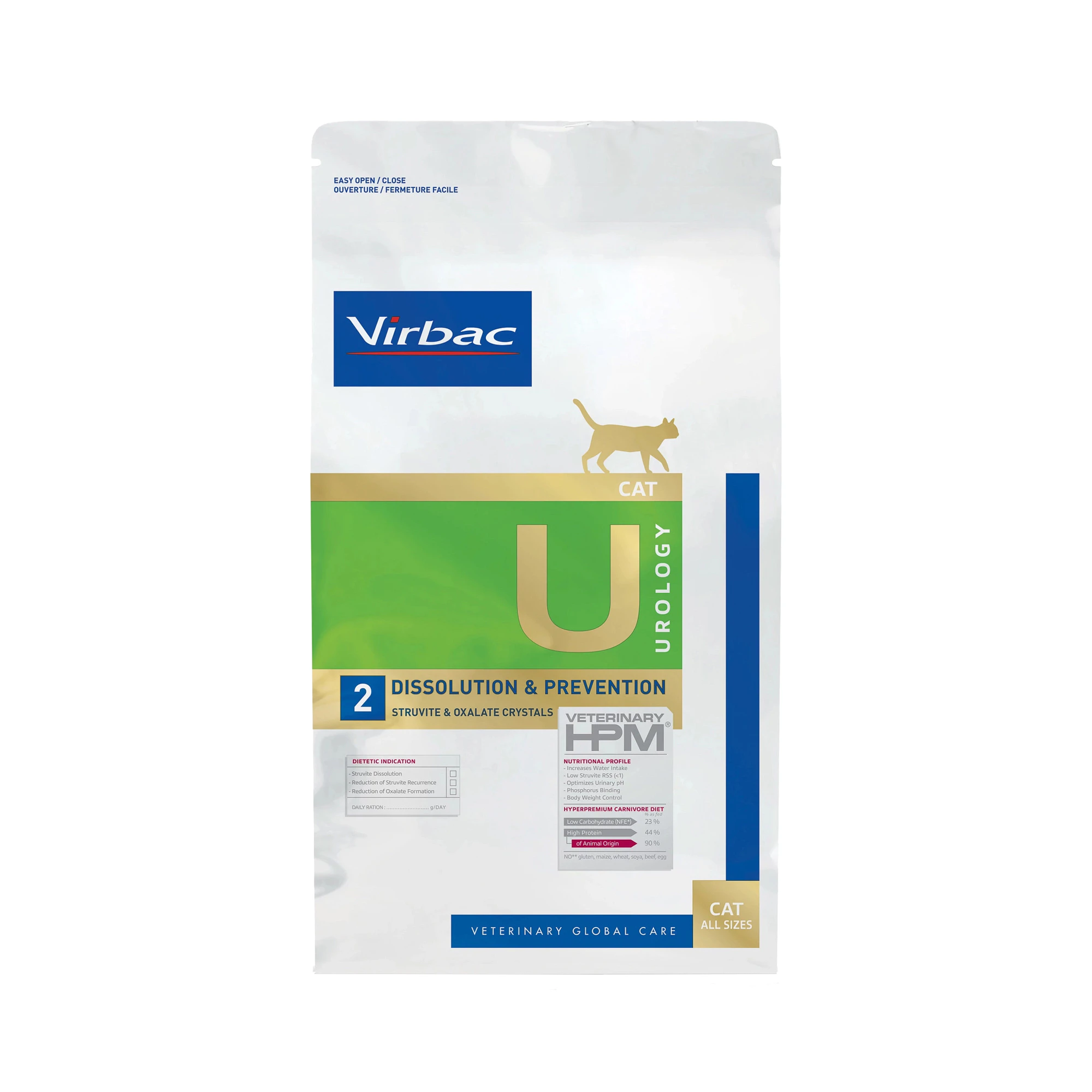 Veterinary HPM Dietetic Cat - Dissolution & Prevention 2 - 1.5 kg