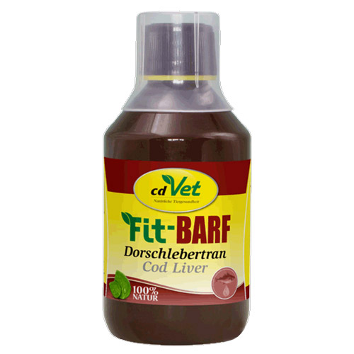 cdVet Fit-BARF - Huile de foie de morue - 100 ml