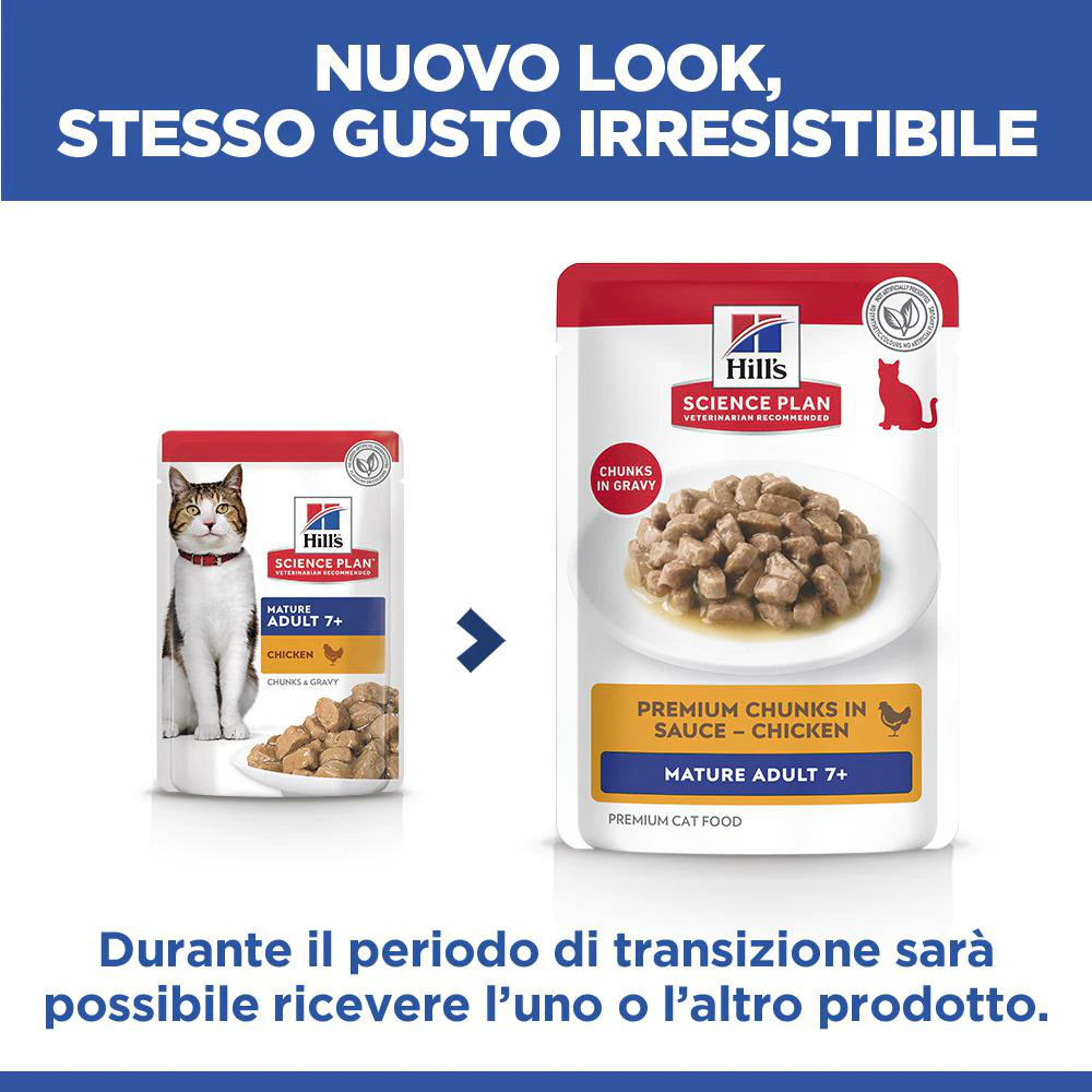 Hill's Science Plan Mature Adult - Pollo - Bustina Pasto