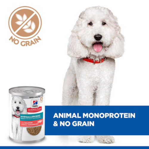 Hill's Science Plan Hypoallergenic Adult Dog Food Salmon – Can