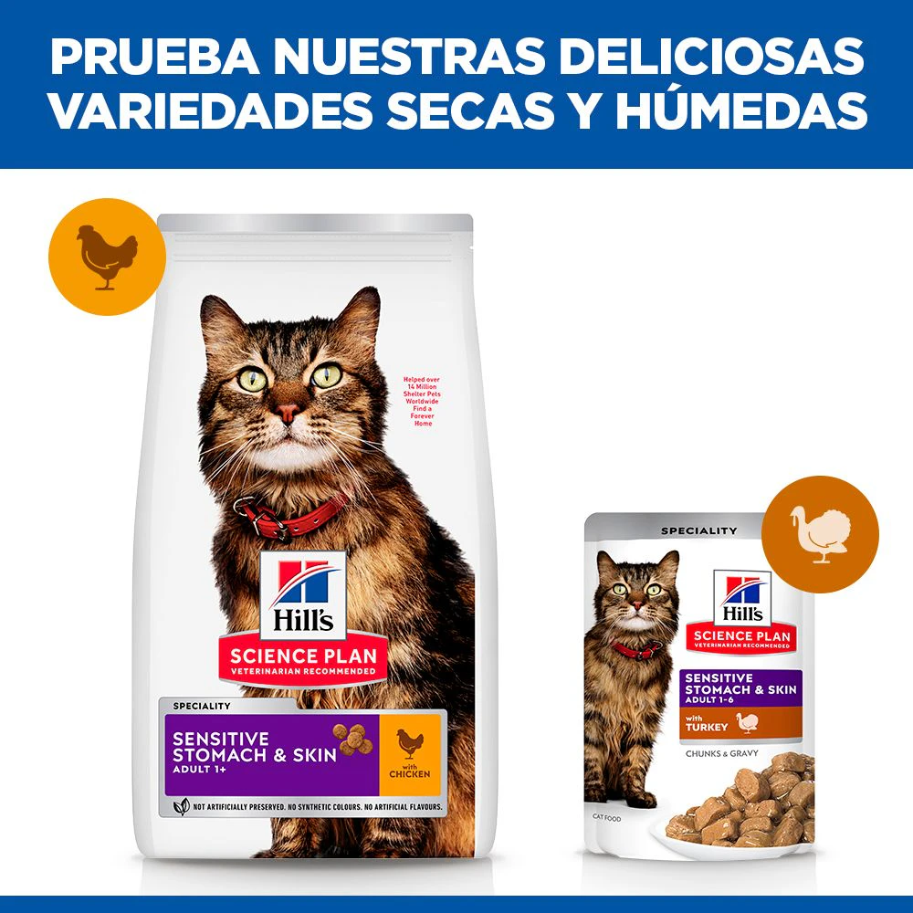 Hill's Science Plan Sensitive Stomach & Skin - Adult - Pollo