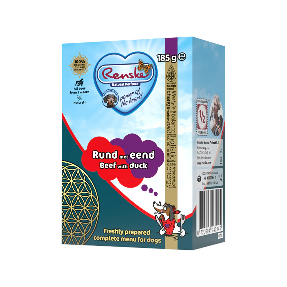 Renske Verse Maaltijd Rund met Eend - 6 x 185 g