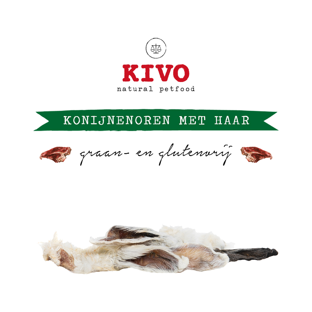 Kivo Konijnenoren met haar