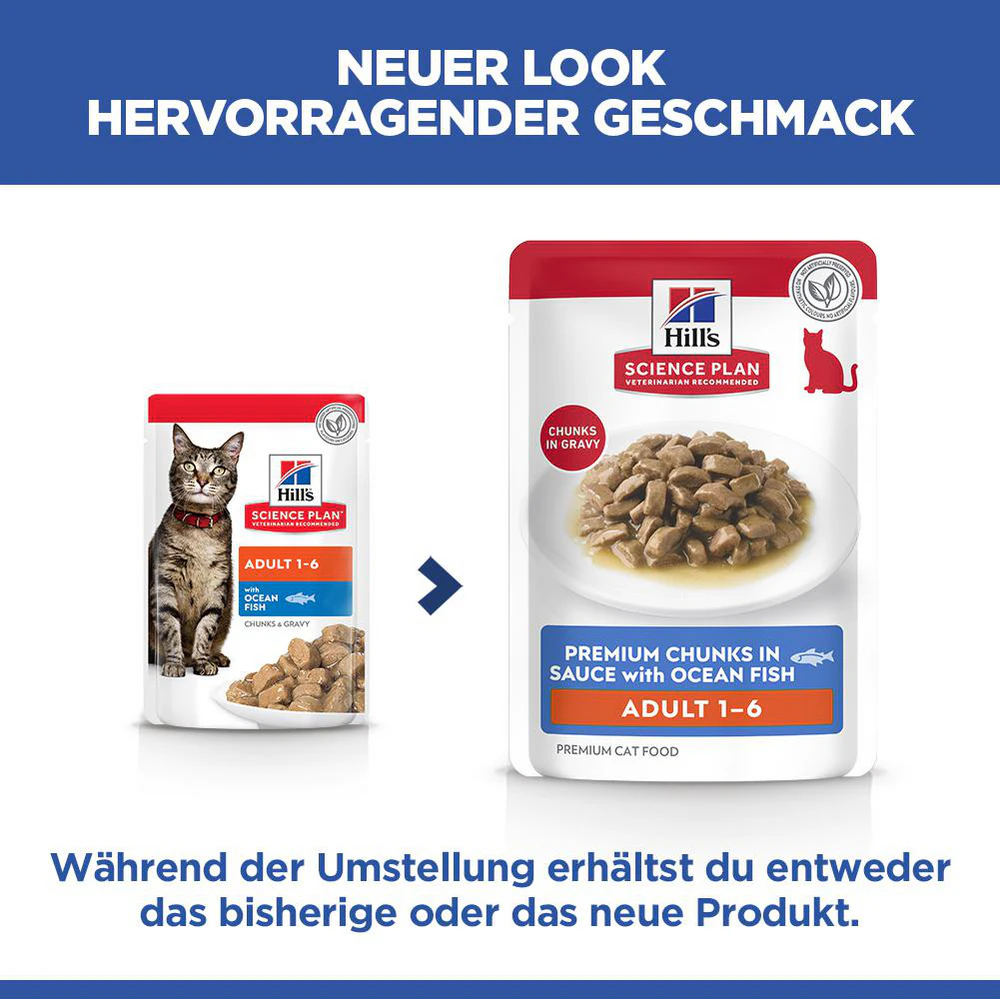Hill's Science Plan Adult Katzenfutter - Frischebeutel - Meeresfisch