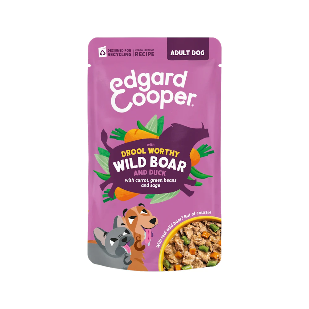 Edgard & Cooper Adult Drool Worthy - Wild Zwijn & Eend - 8 x 150 g