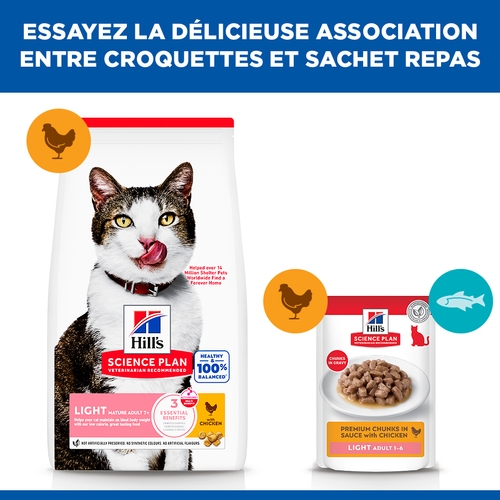 Hill's Science Plan Mature Adult 7+ - Light - Poulet
