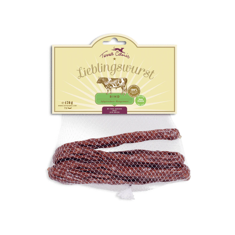 Terra Canis Lieblingswurst - Okse - 170 g