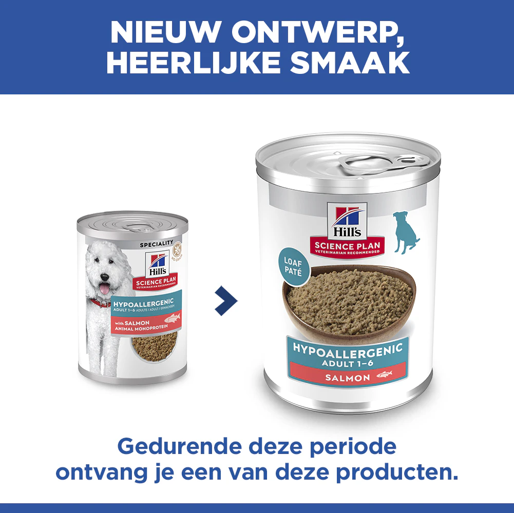 Hill's Science Plan Hypoallergenic - Adult - Zalm - Blik