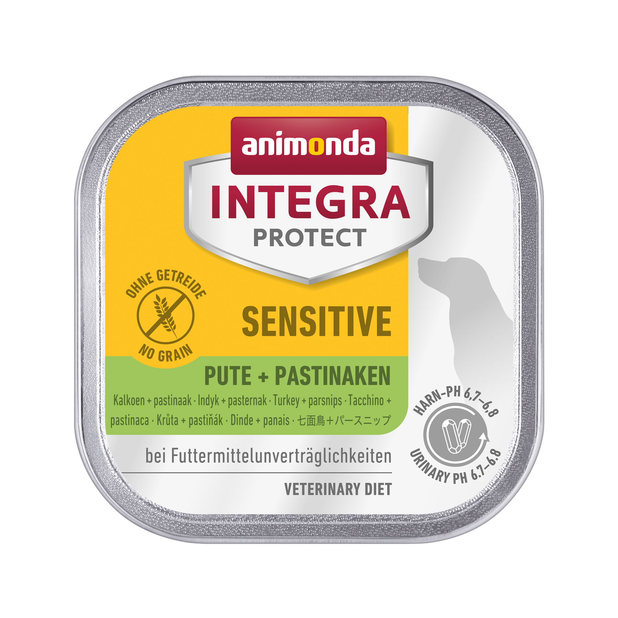 Animonda Integra Protect Sensitive Hundefutter - Schälchen - Pute & Pastinaken