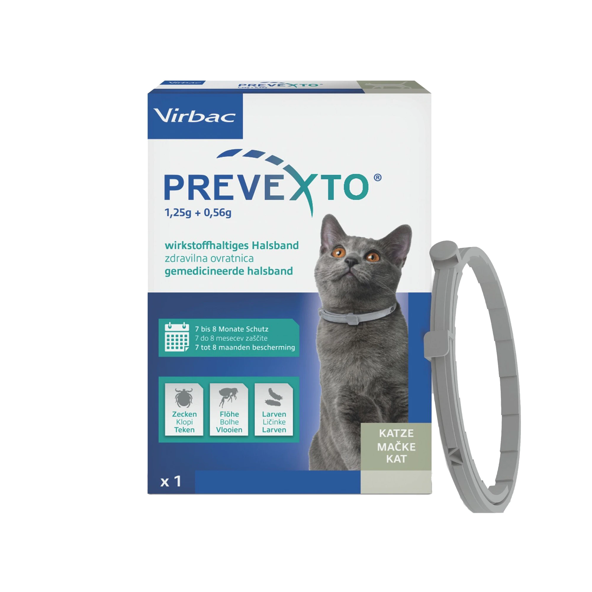 Virbac PreveXto Collare per Gatti - 1 pezzo