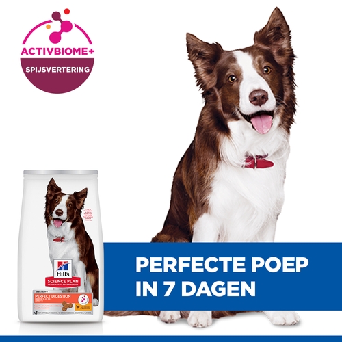 Hill's Science Plan Adult Perfect Digestion Medium Hondenvoer