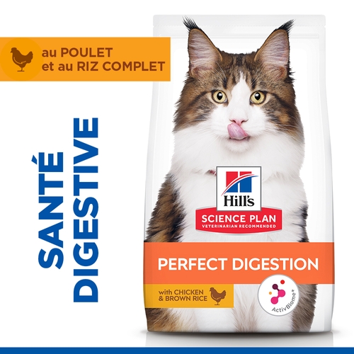 Hill's Science Plan Perfect Digestion - Adult 1+ - Poulet et Riz brun