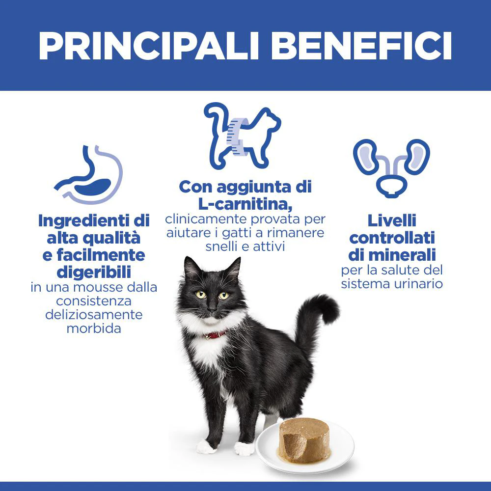 Hill's Science Plan Feline Sterilised Mature Adult Premium Mousse - Pollo