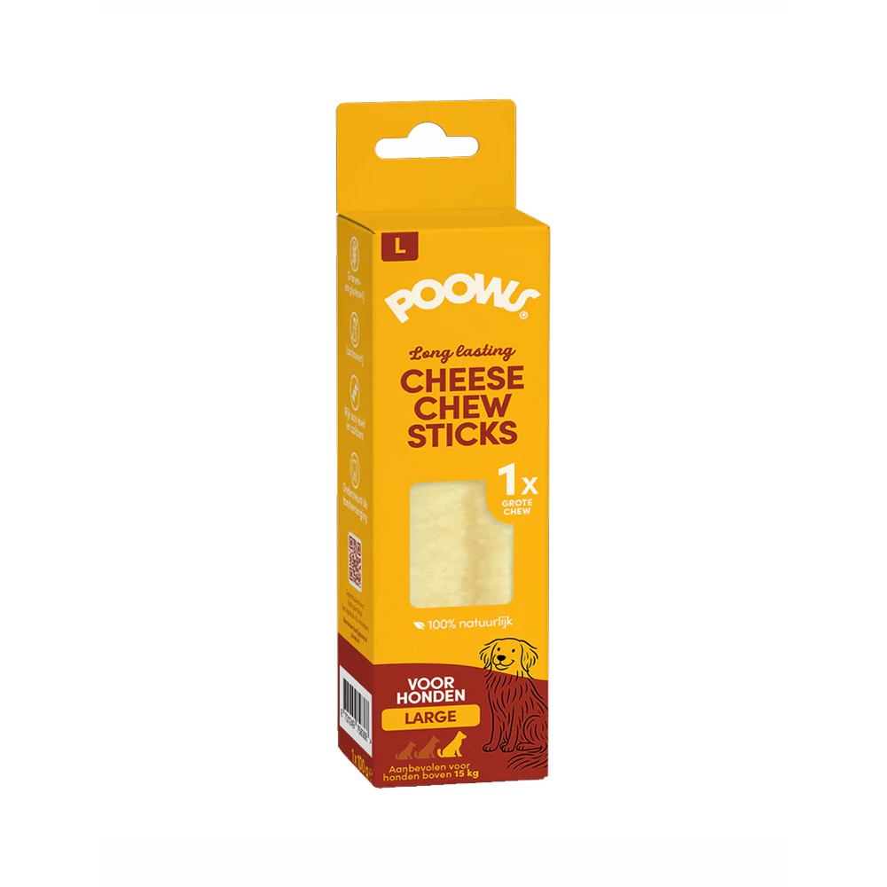 Poows Chew Sticks Formaggio - Cane