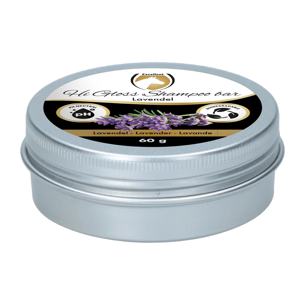 Hofman Excellent Horse Hi Gloss Shampoo Bar - Lavendel - 60 G