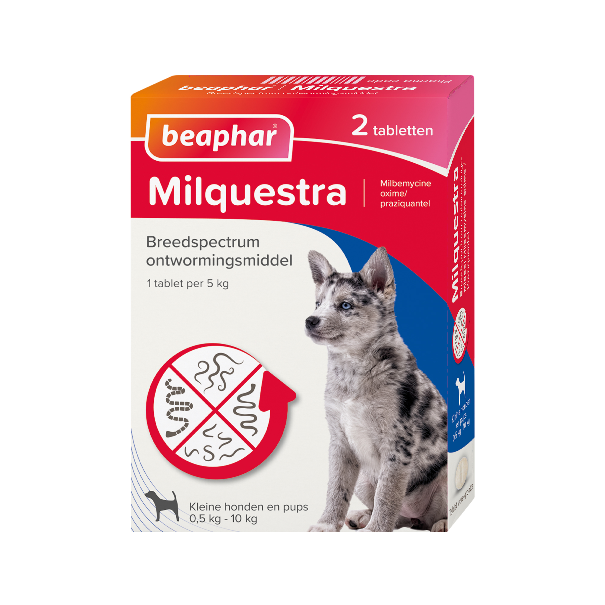Beaphar Milquestra Kleine hond/puppy - 2 tabletten
