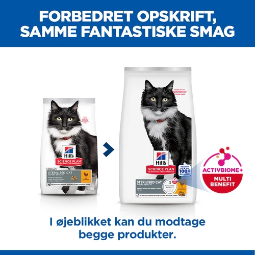 Hill's Science Plan Sterilised Cat - Mature Adult 7+ - Kylling