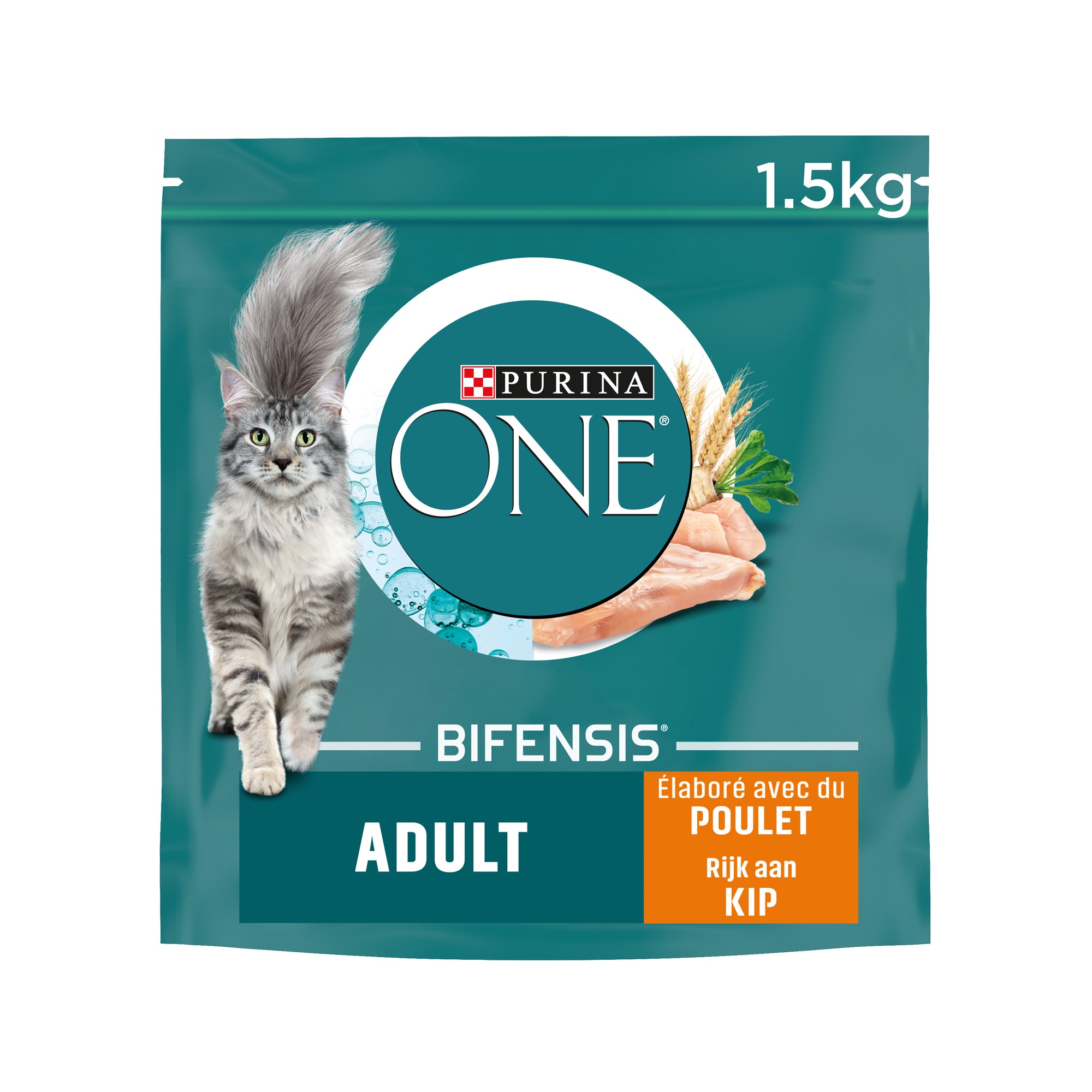 Purina One Adult - Kylling og Fuldkornsprodukter - 1,5 kg