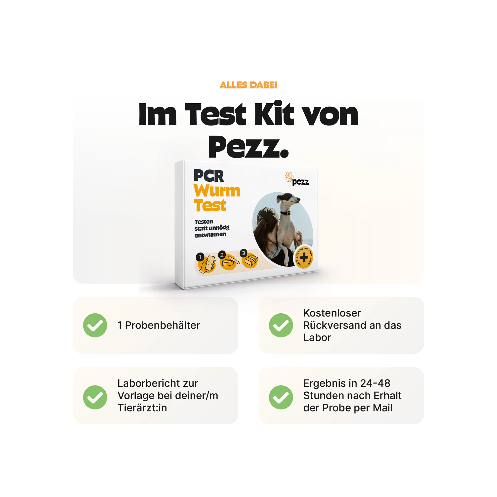 Pezz PCR Wurmtest Hund