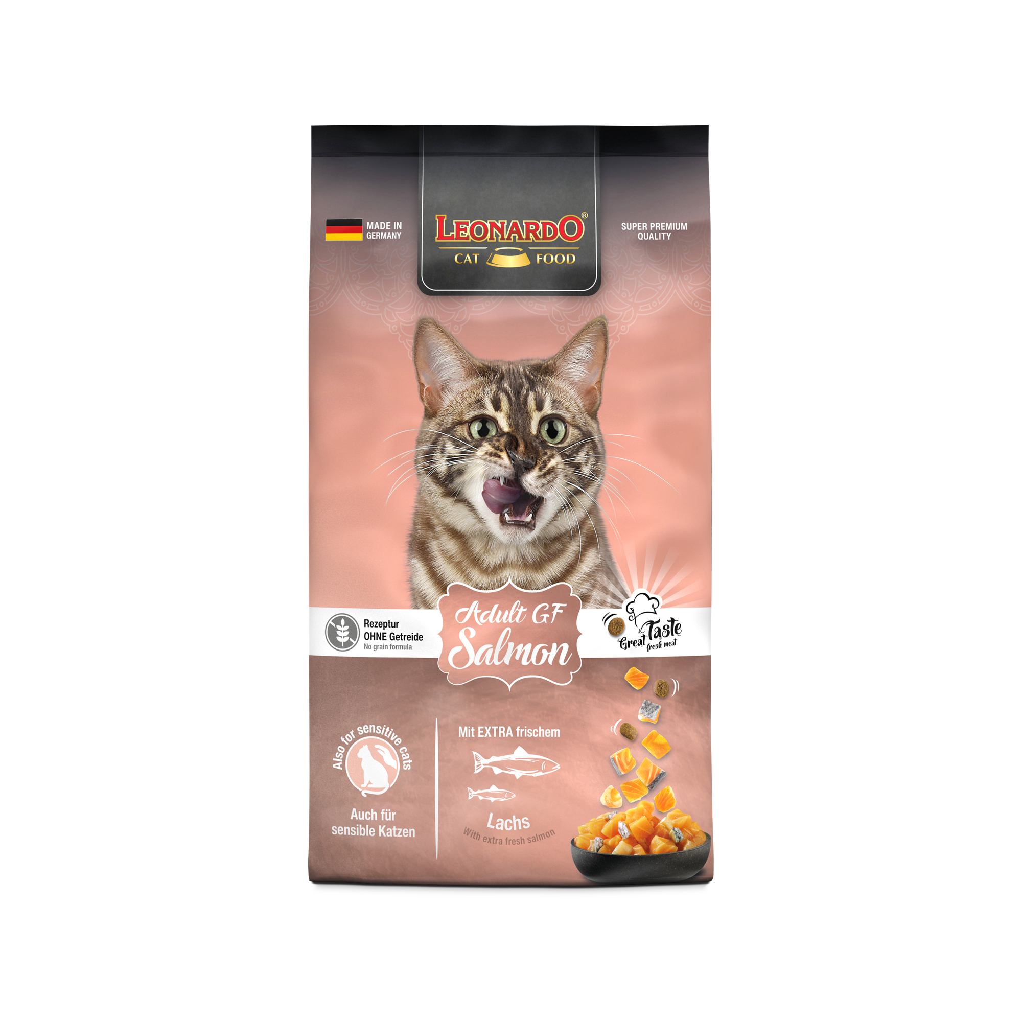 Leonardo - Adult GF Katzenfutter - Salmon - 1,8 kg