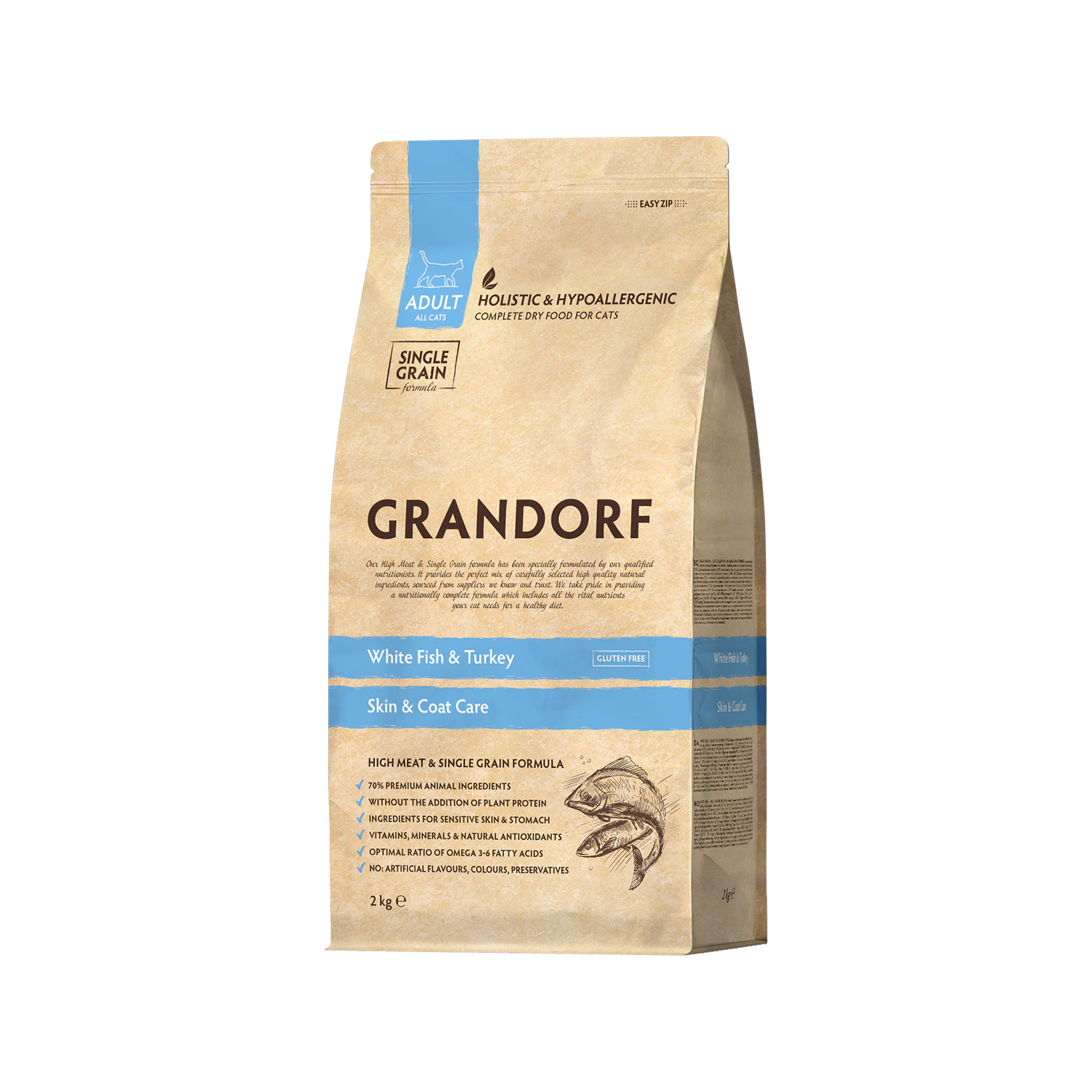 Grandorf Skin & Coat Care Adult - Katzenfutter