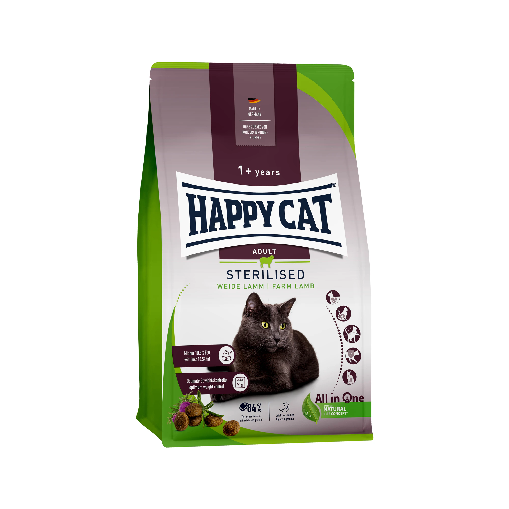 Happy Cat Sterilised Kattenvoer - Lam